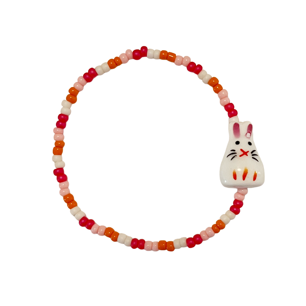 Bunny Beaded Bracelet