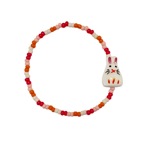 Bunny Beaded Bracelet