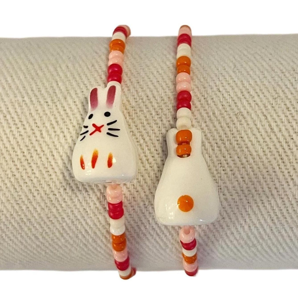 Bunny Beaded Bracelet