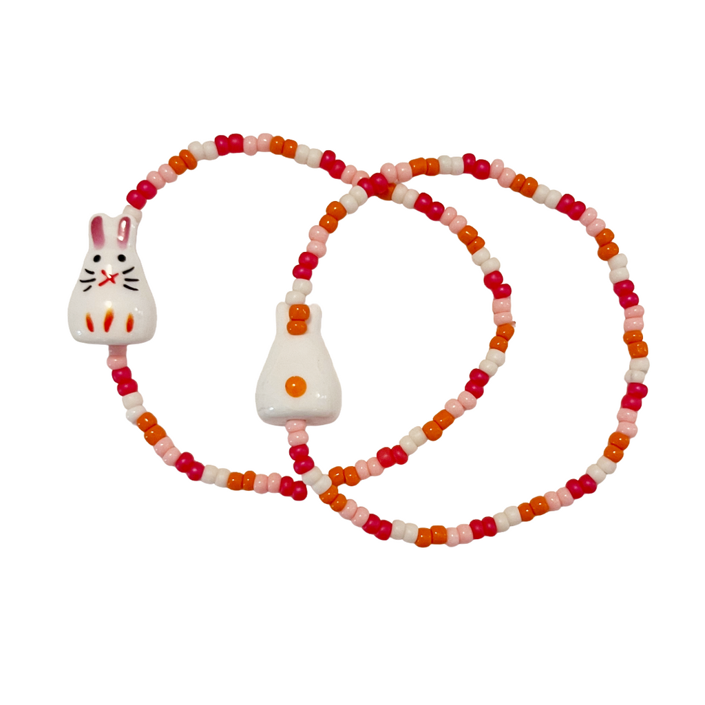 Bunny Beaded Bracelet