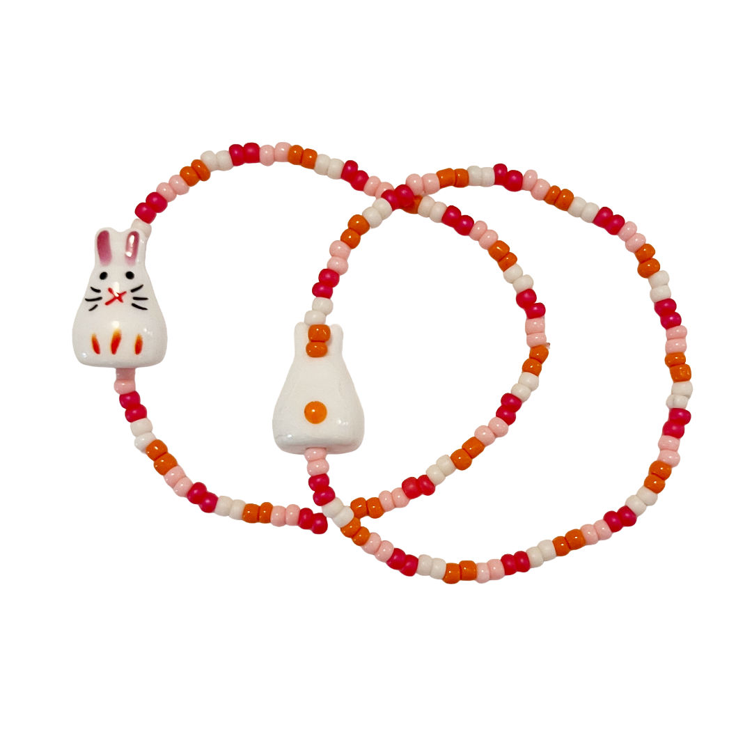 Bunny Beaded Bracelet