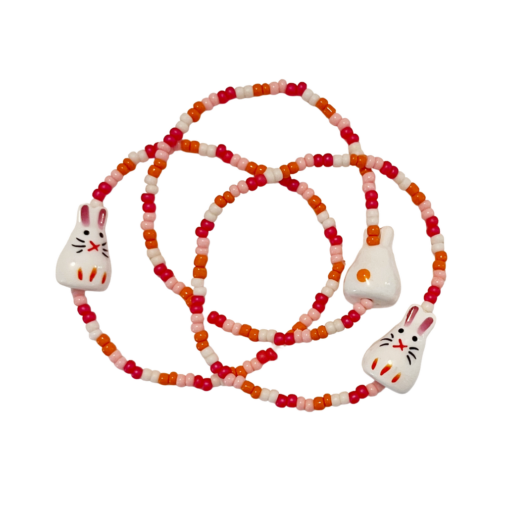 Bunny Beaded Bracelet