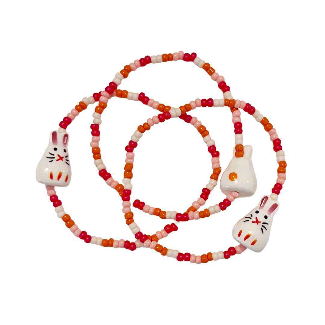 Bunny Beaded Bracelet