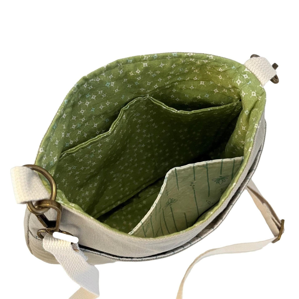 Khaki Canvas Bucket Bag