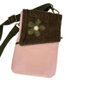 Blush Pink Petite Canvas & Corduroy Crossbody