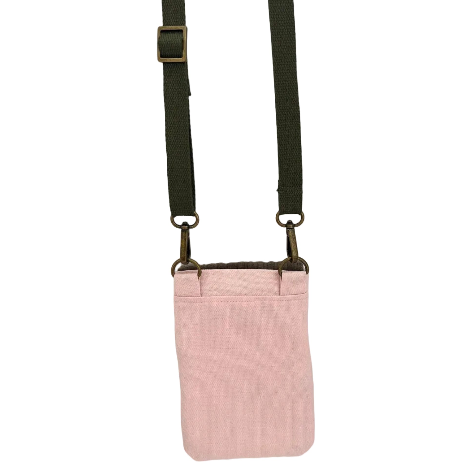 Blush Pink Petite Canvas & Corduroy Crossbody