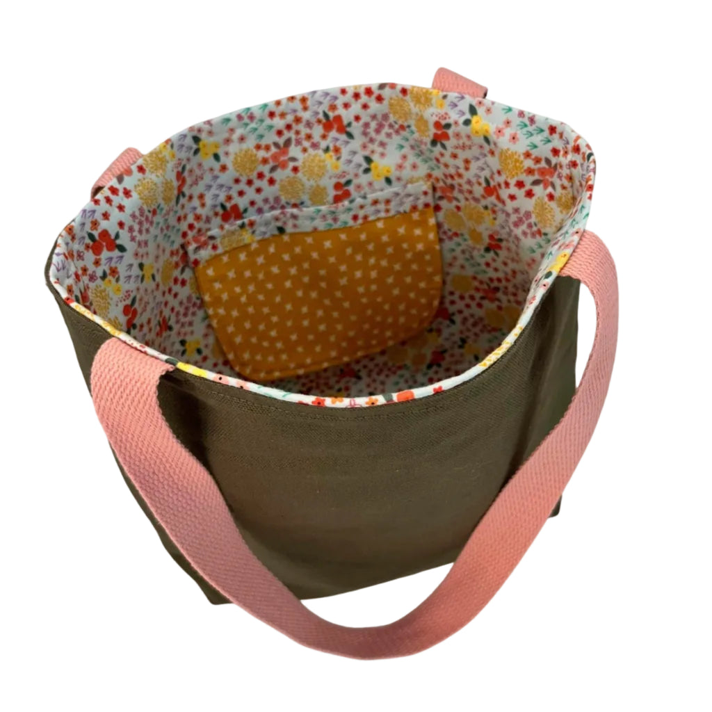 Army Green Canvas Market Tote