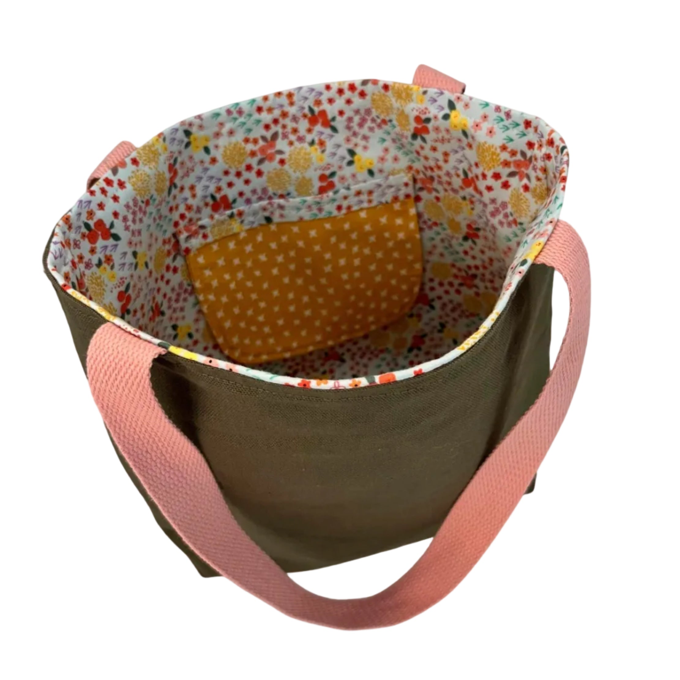 Army Green Canvas Market Tote