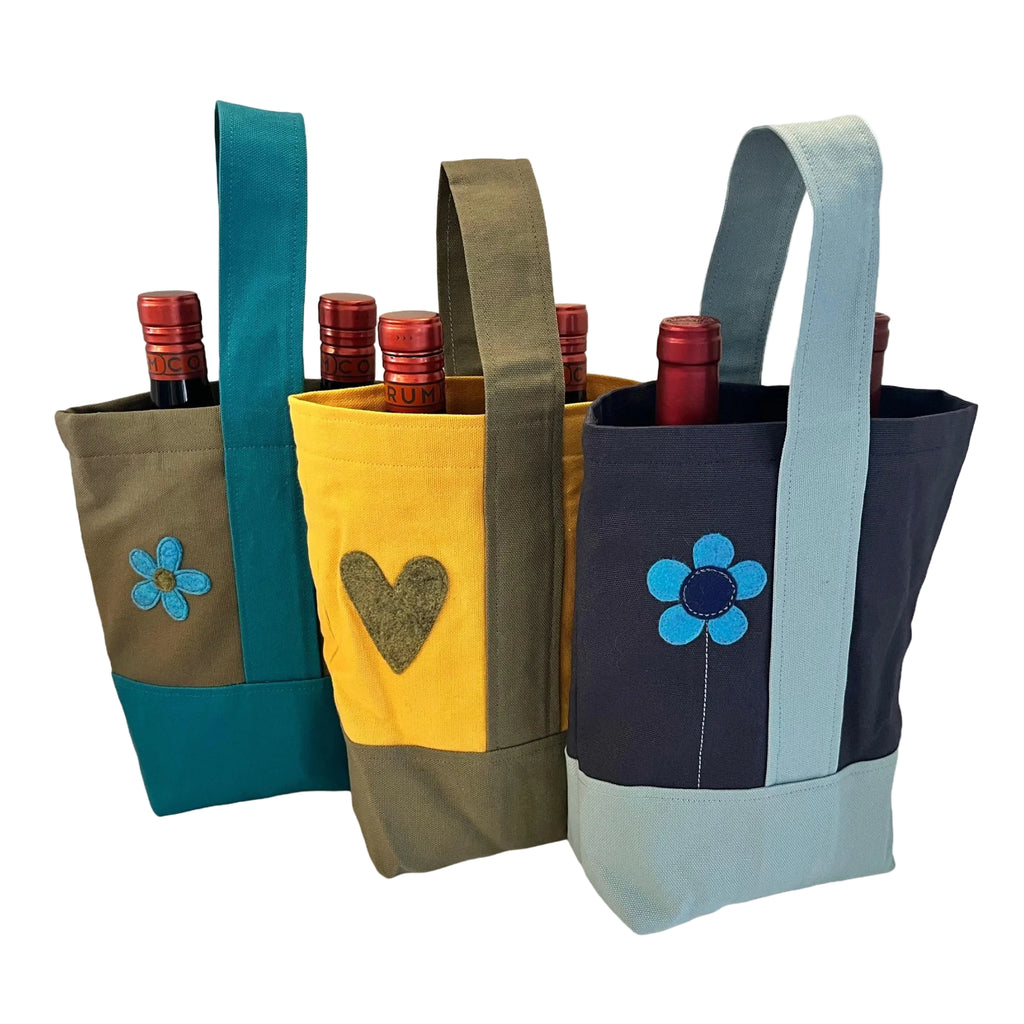 Canvas Wine Tote
