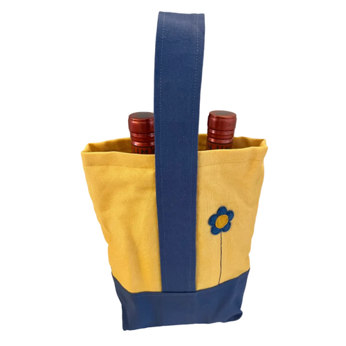 Canvas Wine Tote
