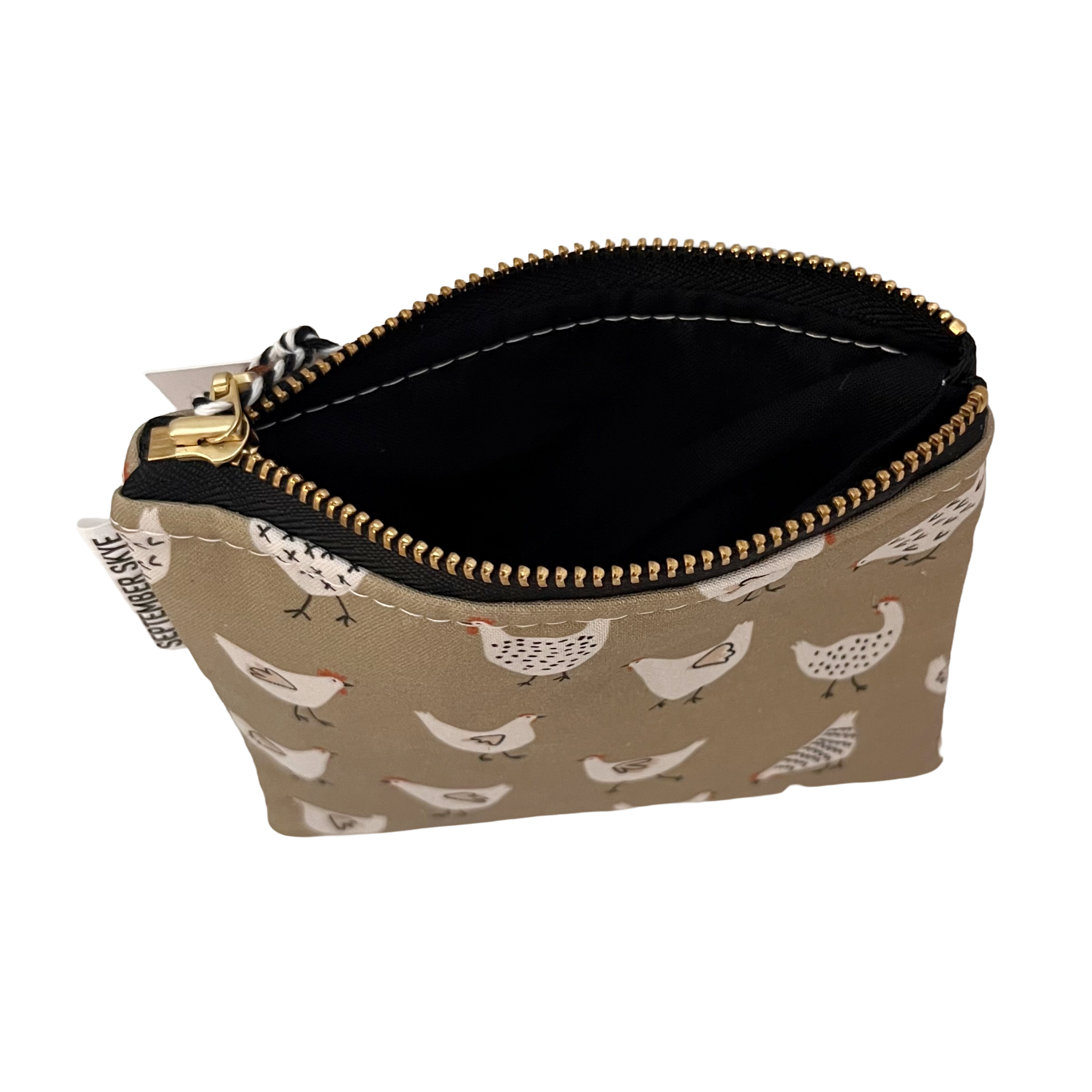 Small Zipper Square Pouches