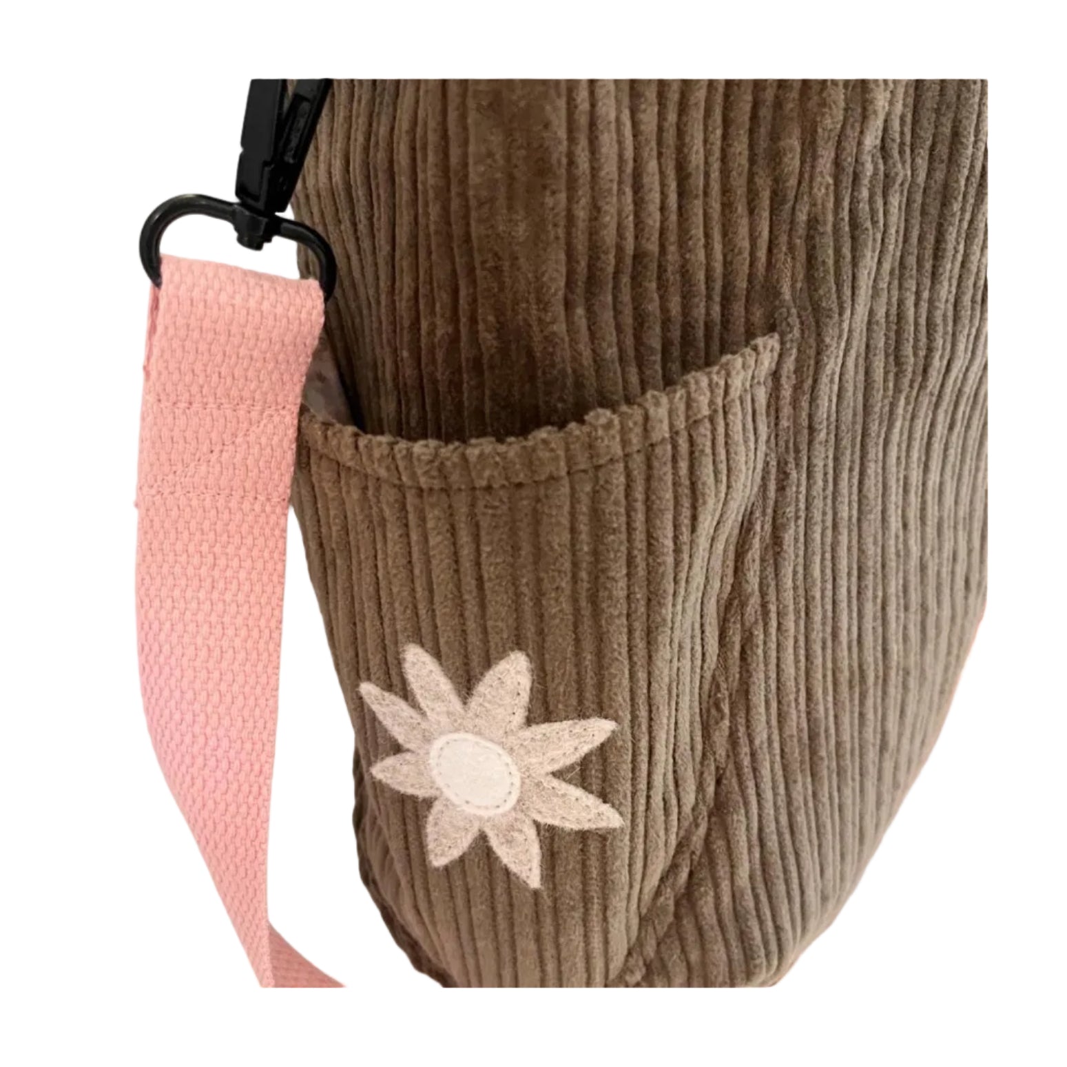 Army Green Corduroy Crossbody Bag