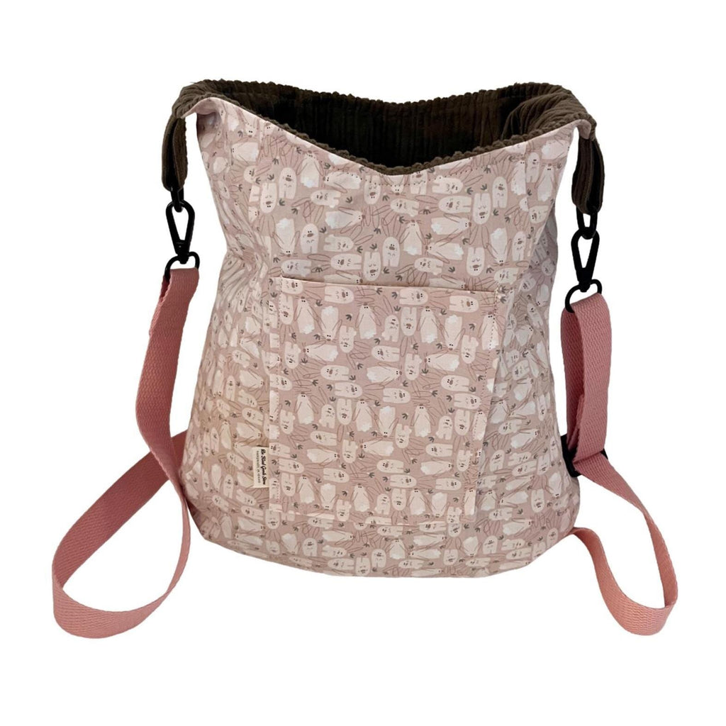 Army Green Corduroy Crossbody Bag