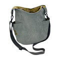 Mist Blue Corduroy Crossbody Bag