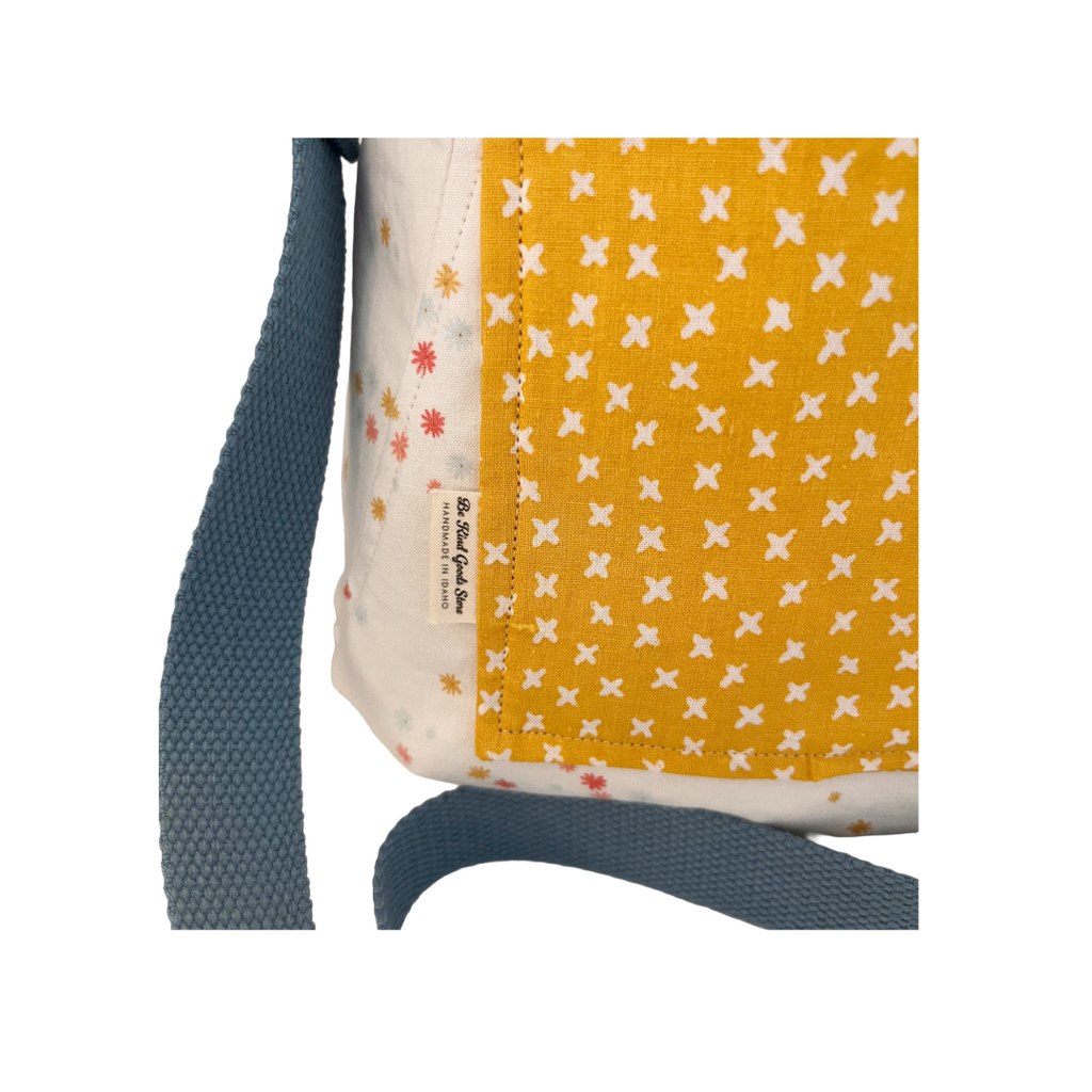 Sunflower Corduroy Crossbody Bag