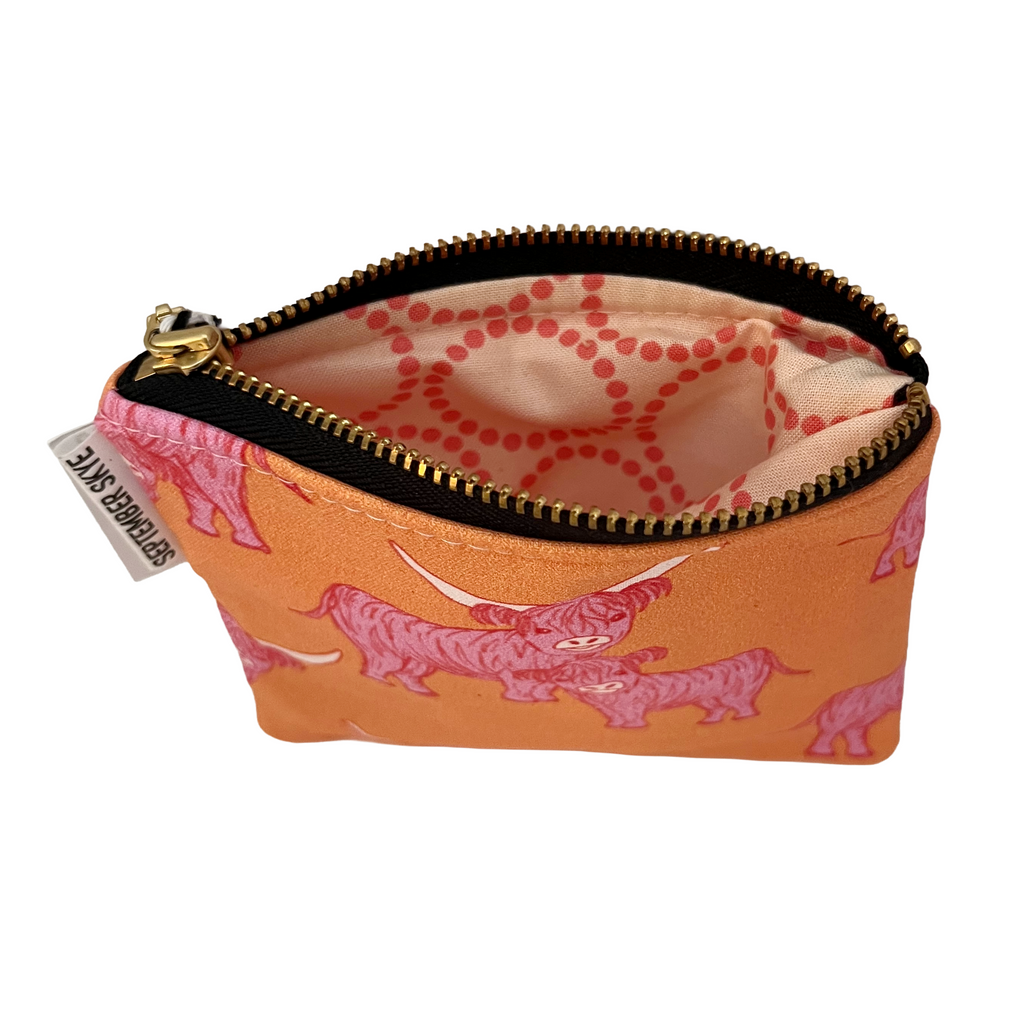 Small Zipper Square Pouches