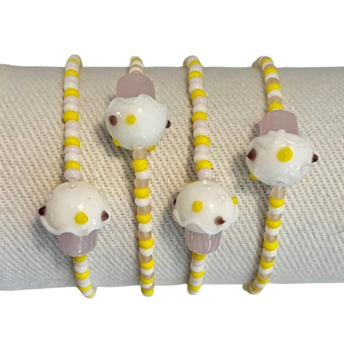 Cupcake Charm Bracelets & Earrings