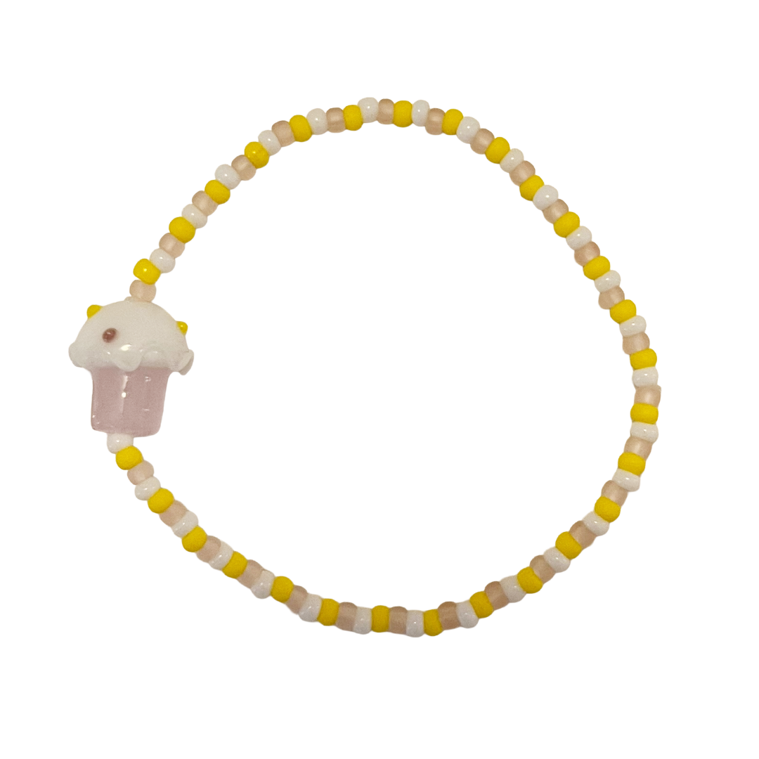 Cupcake Charm Bracelets & Earrings