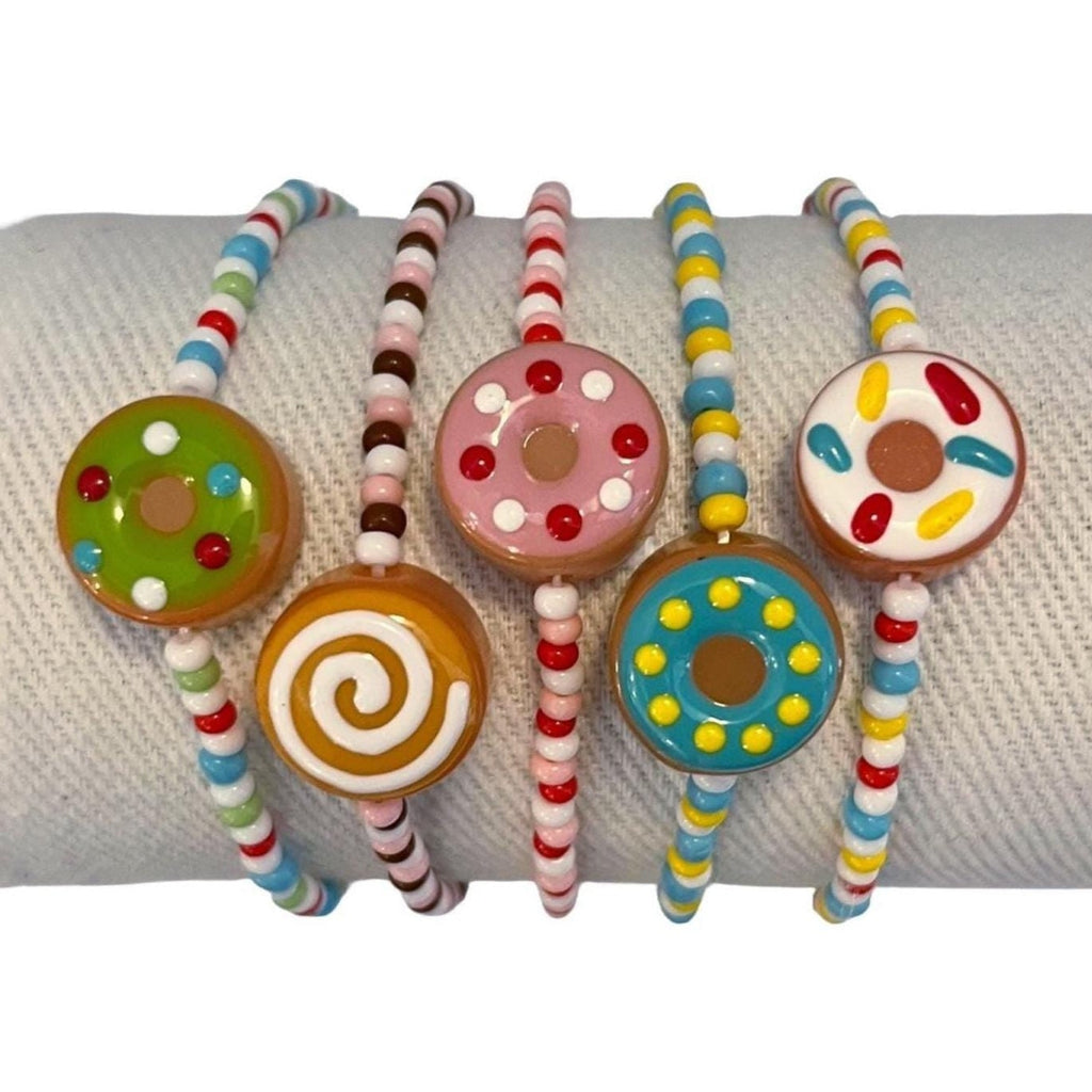 Donut Charm Bracelets & Earrings