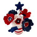Bold & Patriotic Felt Flower Bouquets