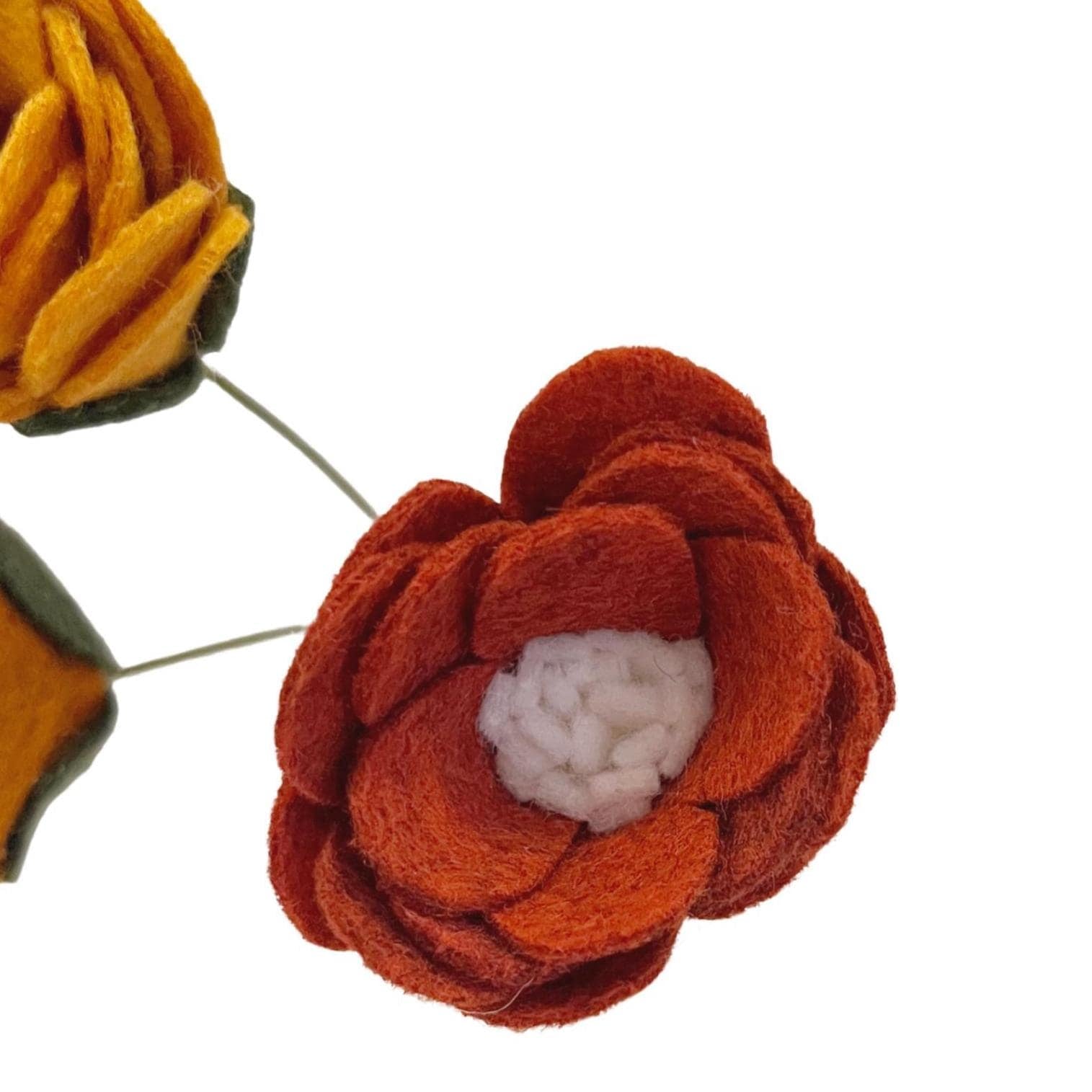 Rich & Warm Felt Autumn Flower Bouquets