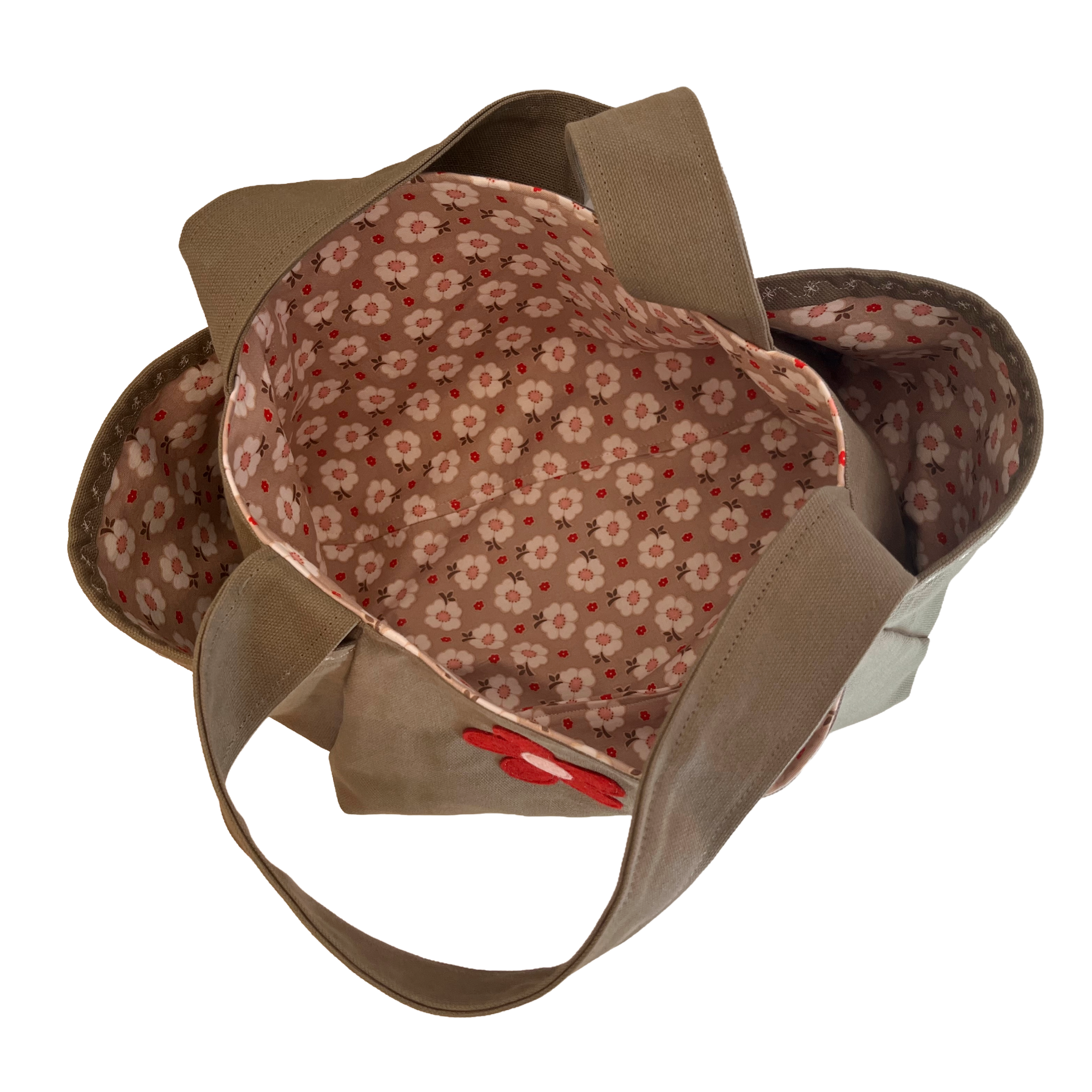 Army Green Canvas Gardening Tote