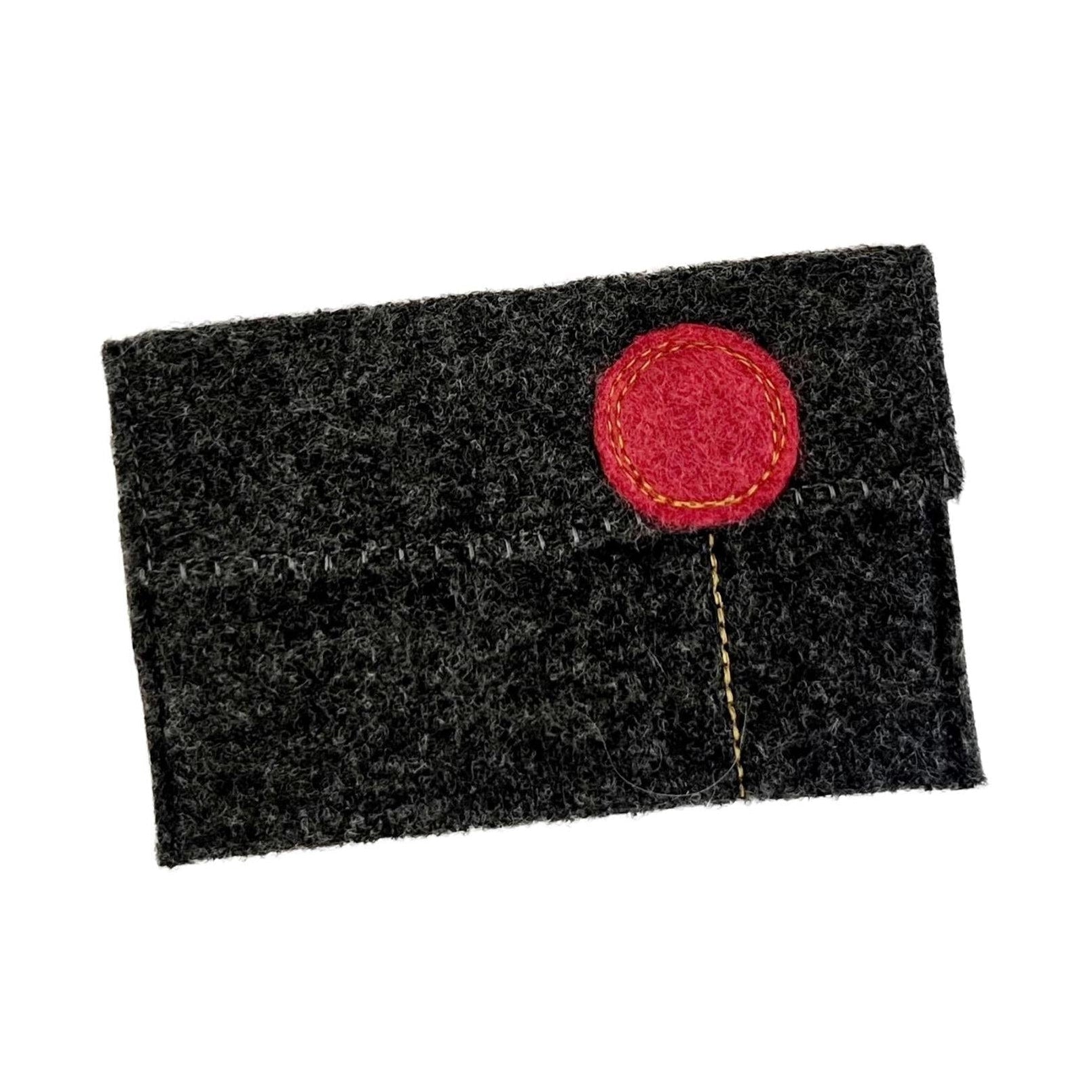 Charcoal Polyester Felt Gift Card Holders