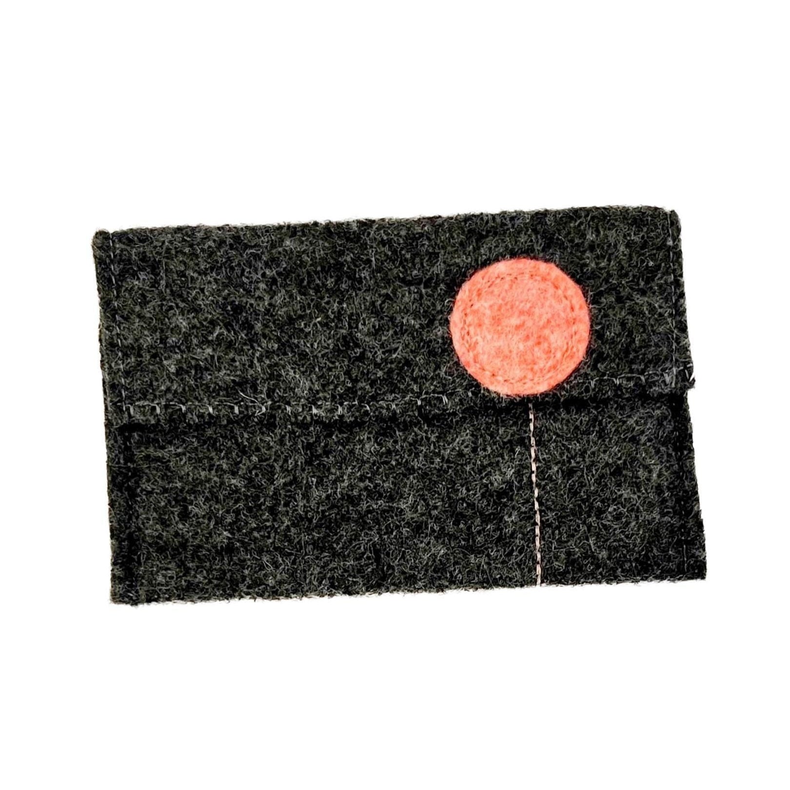 Charcoal Polyester Felt Gift Card Holders