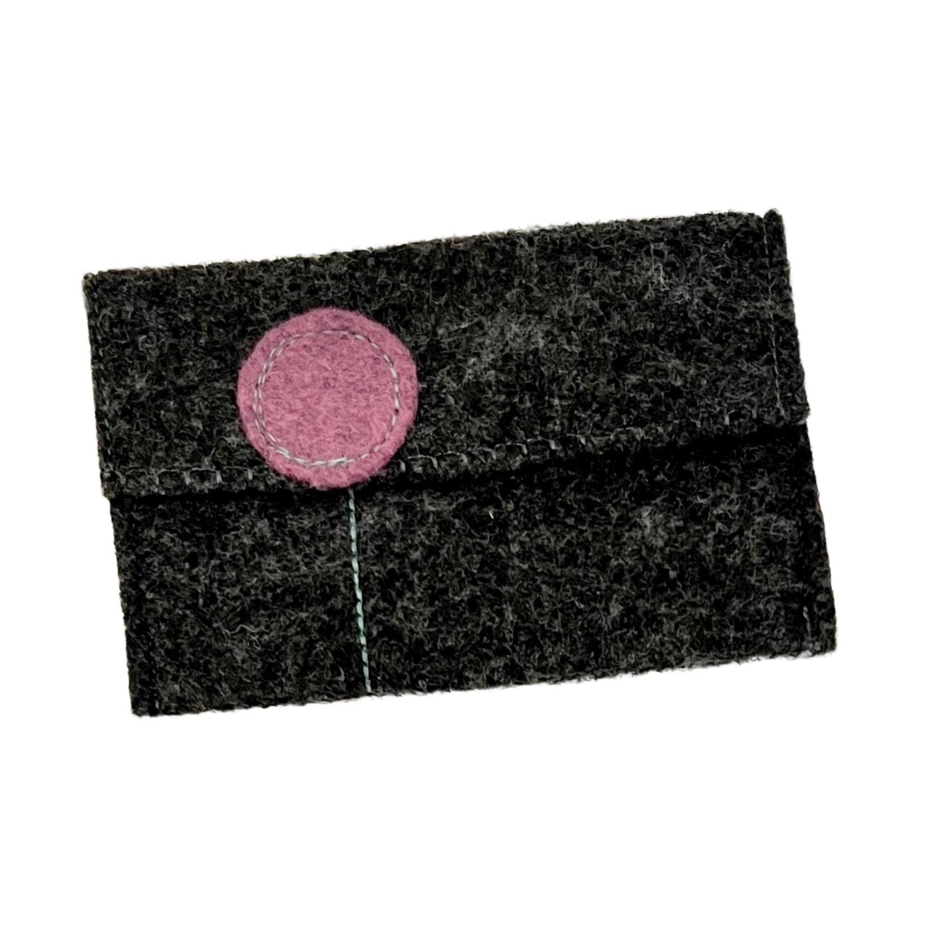 Charcoal Polyester Felt Gift Card Holders