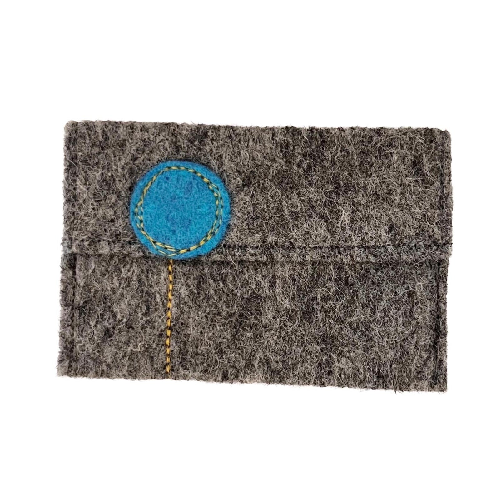 Heather Gray Wool Felt Gift Card Holders