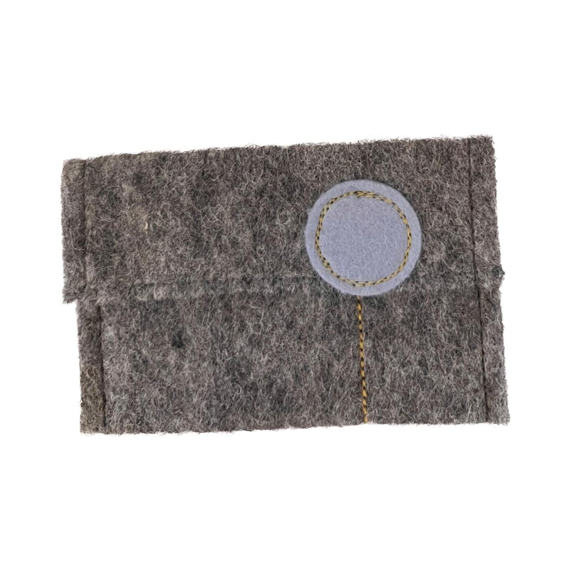 Heather Gray Wool Felt Gift Card Holders