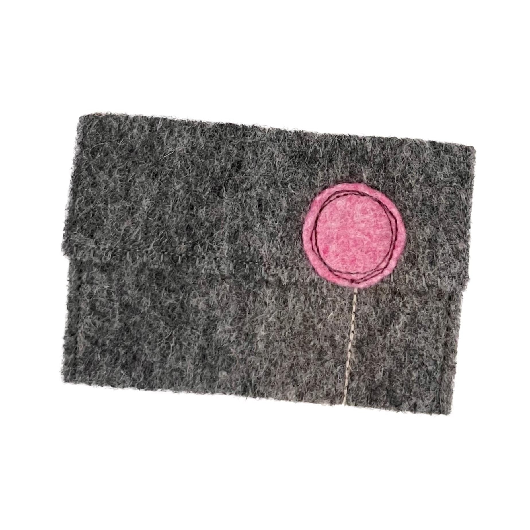 Heather Gray Wool Felt Gift Card Holders