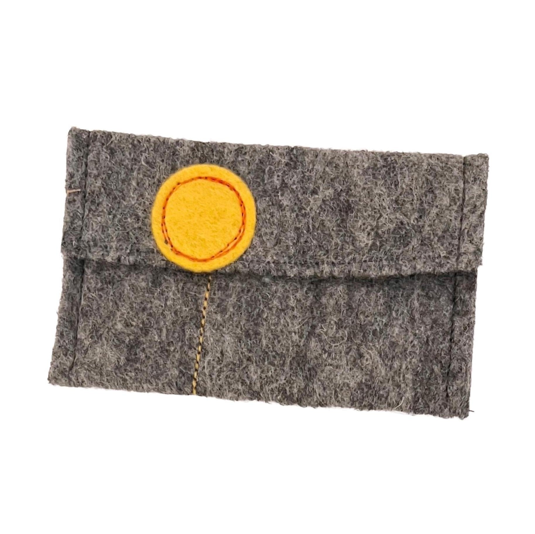 Heather Gray Wool Felt Gift Card Holders