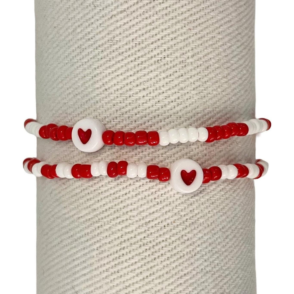 Simple Hearts Bracelet – Set of 2
