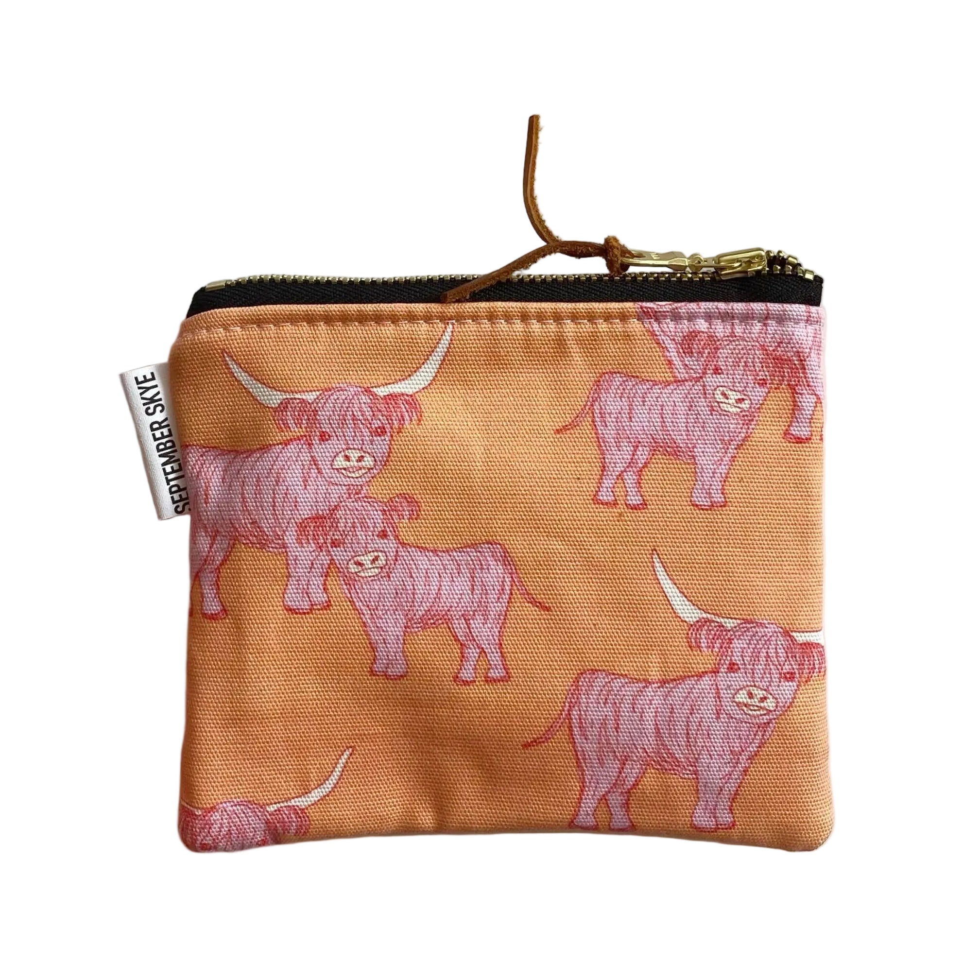 Small Zipper Square Pouches