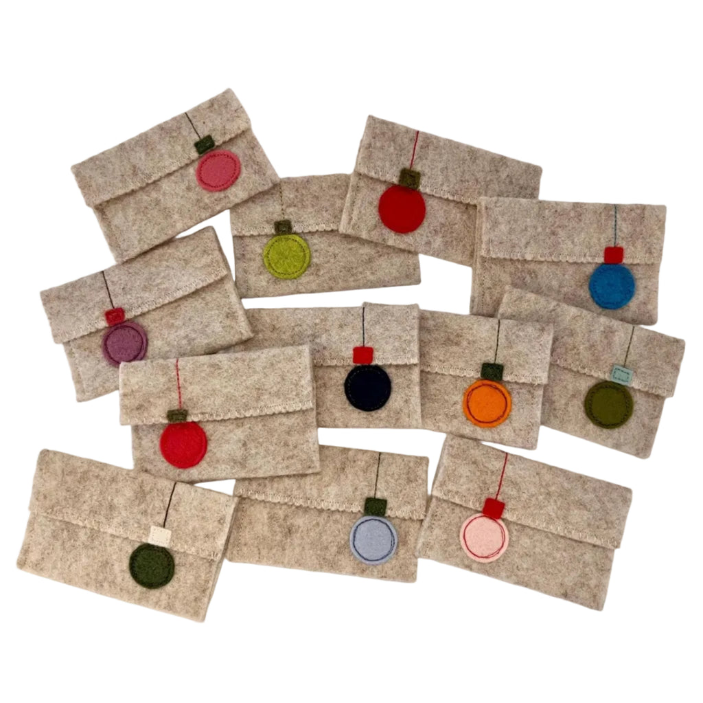 Holiday Wool Felt Gift Card Holders
