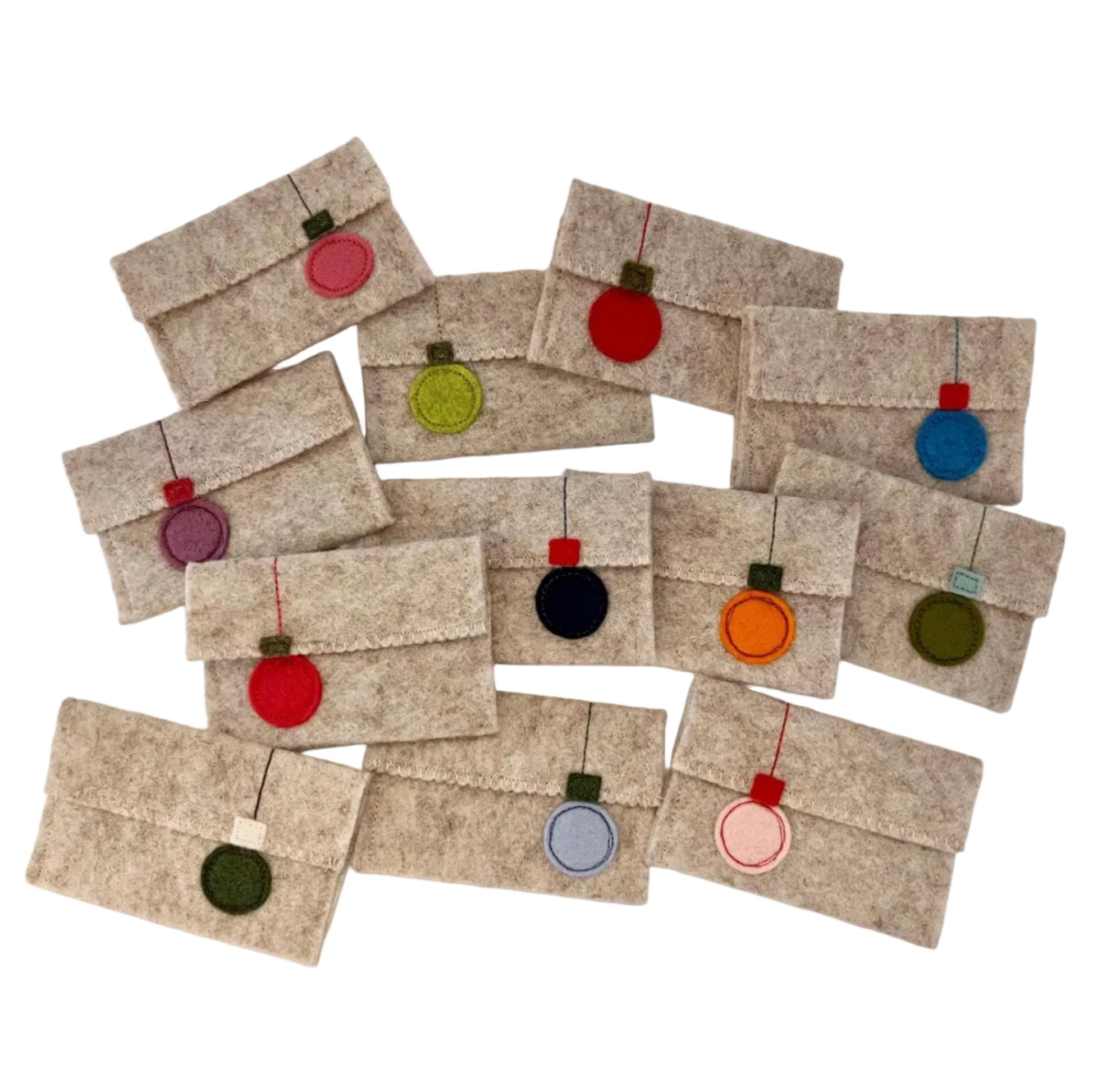 Holiday Wool Felt Gift Card Holders