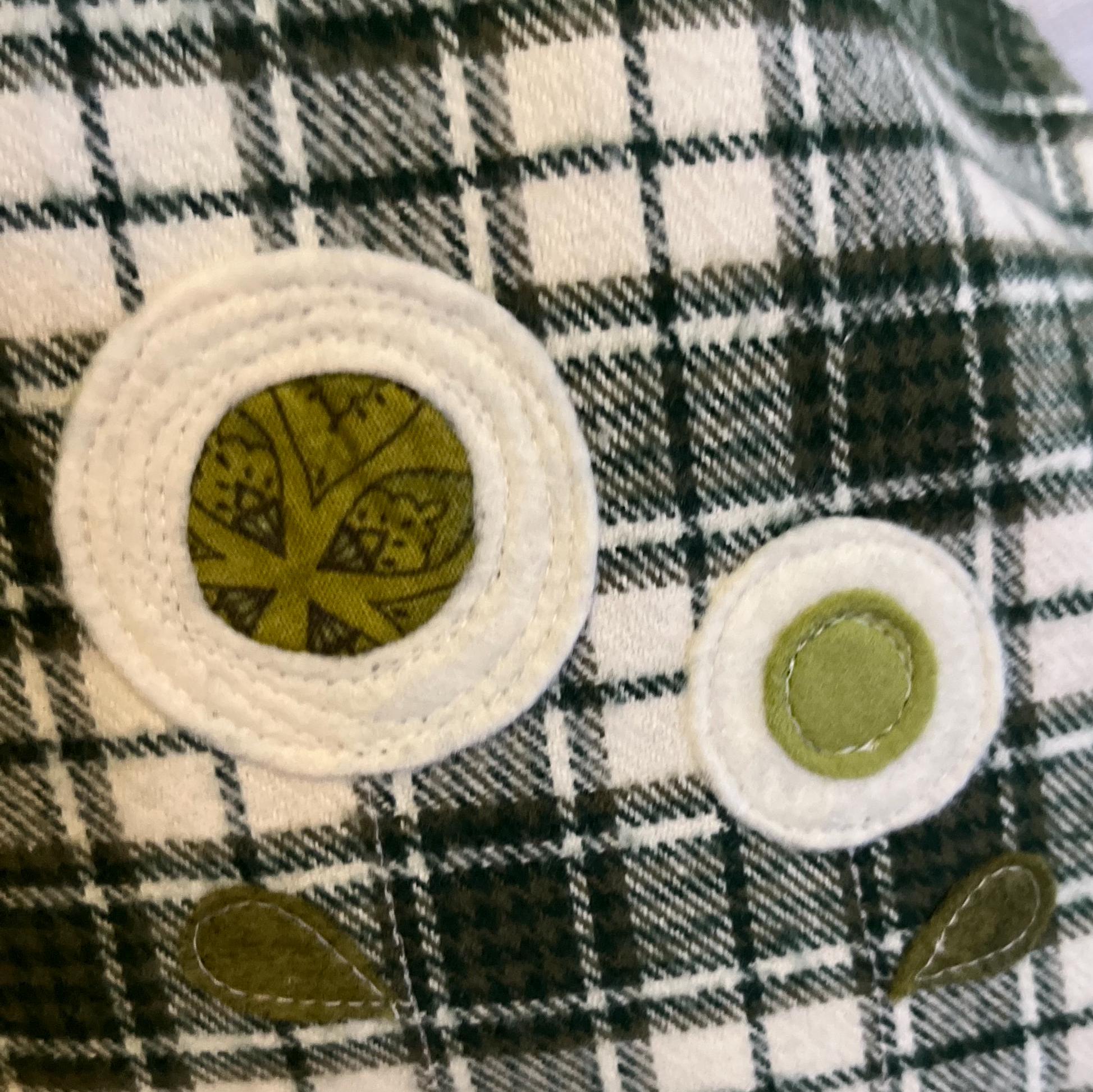 Green Plaid Knot Bag