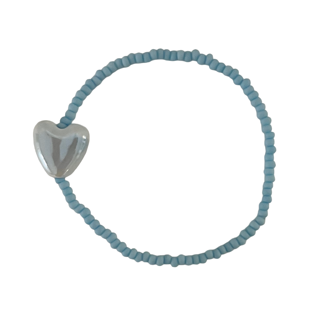 Ceramic Heart Beaded Bracelets