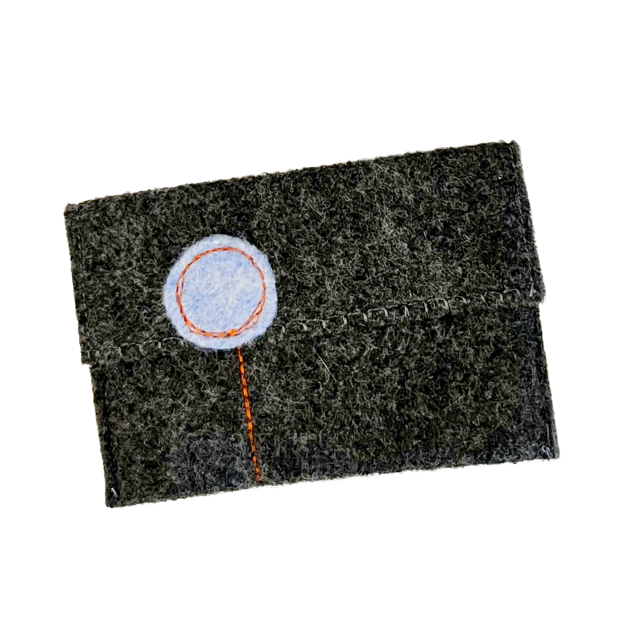 Charcoal Polyester Felt Gift Card Holders