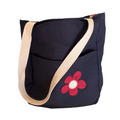 Navy Canvas Book Tote