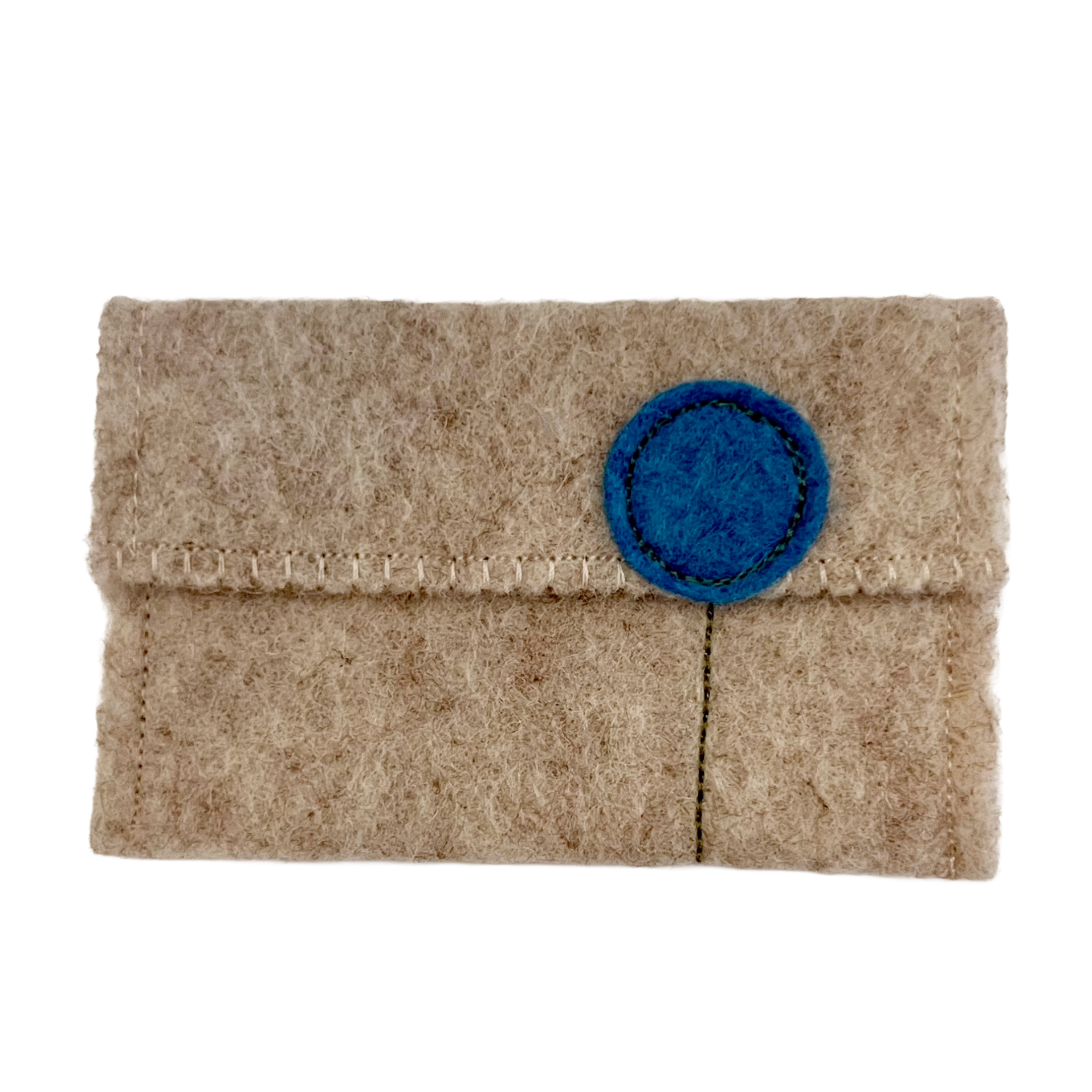Oatmeal Wool Felt Gift Card Holders