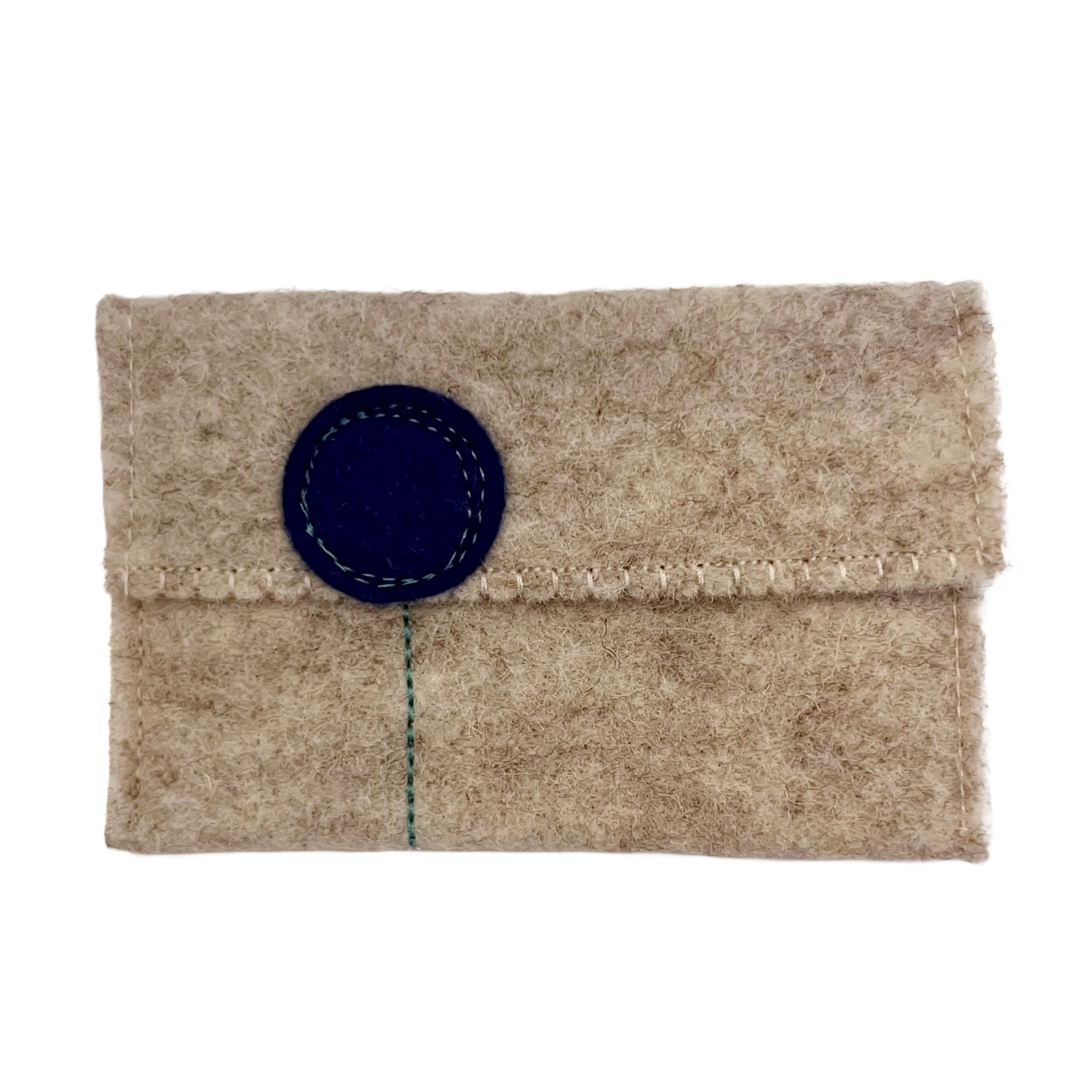 Oatmeal Wool Felt Gift Card Holders