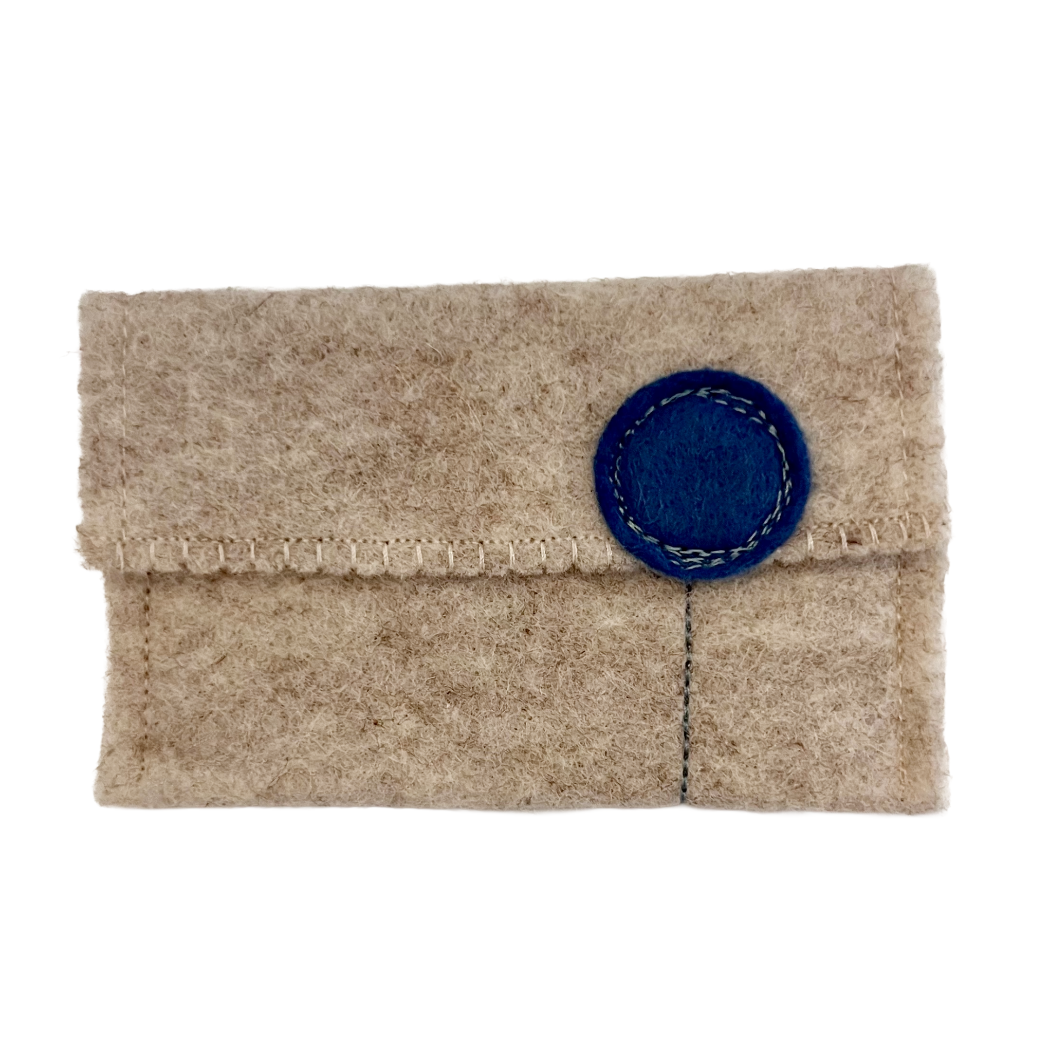 Oatmeal Wool Felt Gift Card Holders
