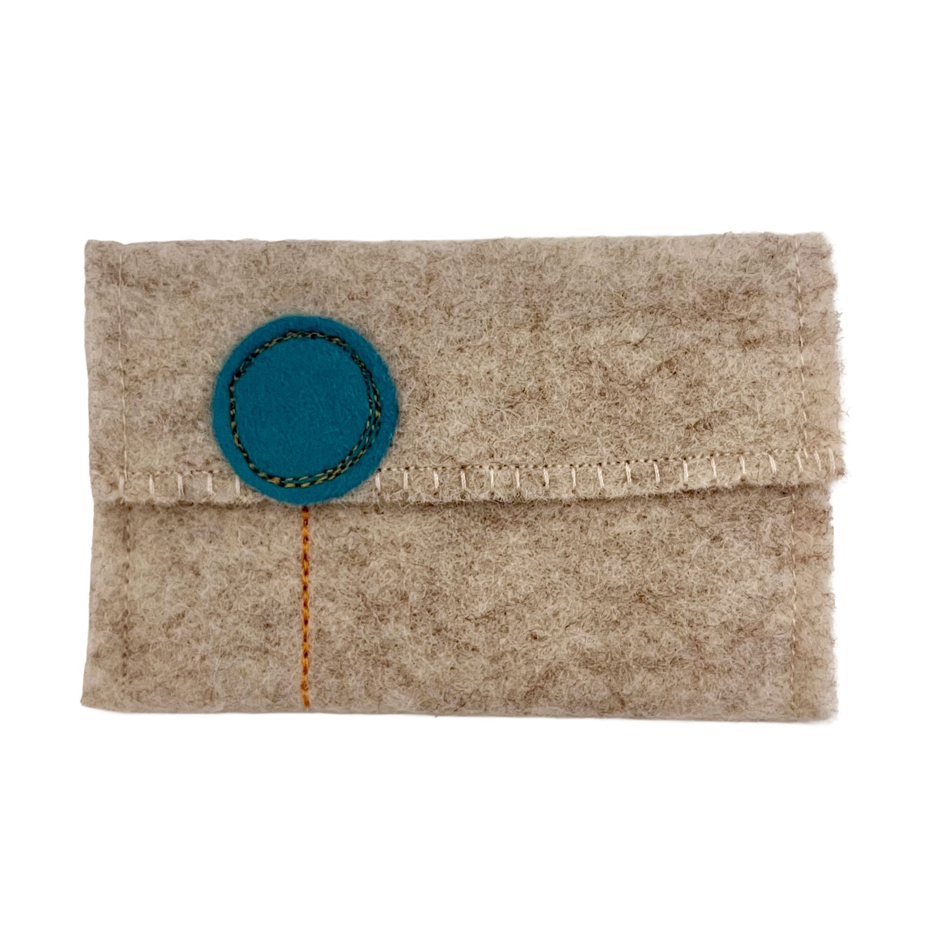 Oatmeal Wool Felt Gift Card Holders