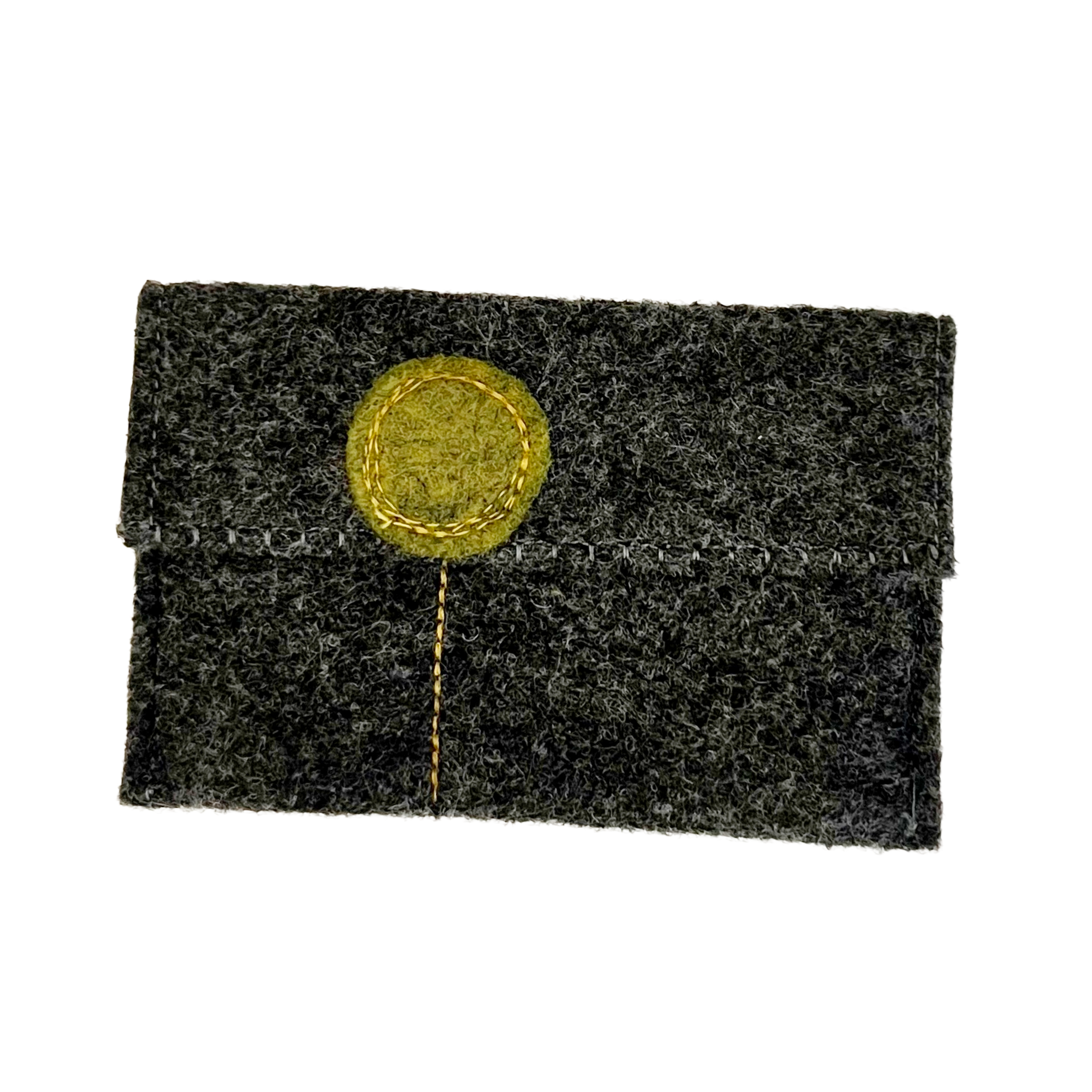 Charcoal Polyester Felt Gift Card Holders