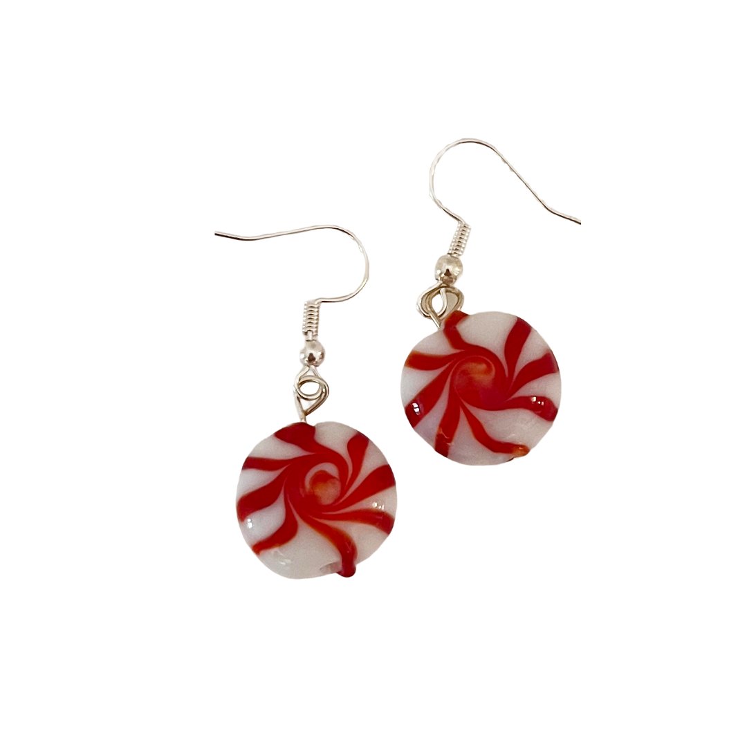 Holiday Bracelets & Earrings – Red & White