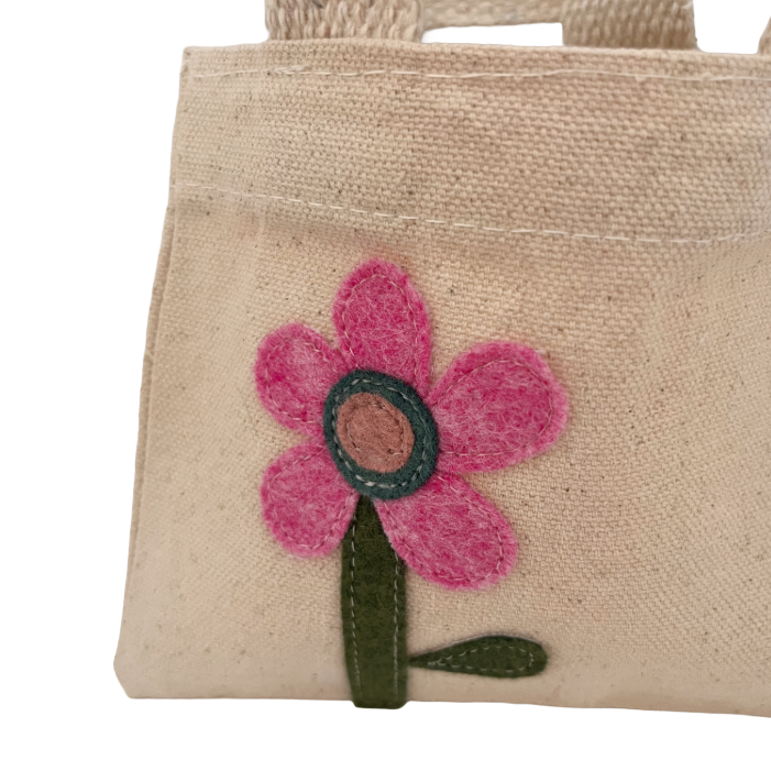 Mini Canvas Tote Bags 🌼