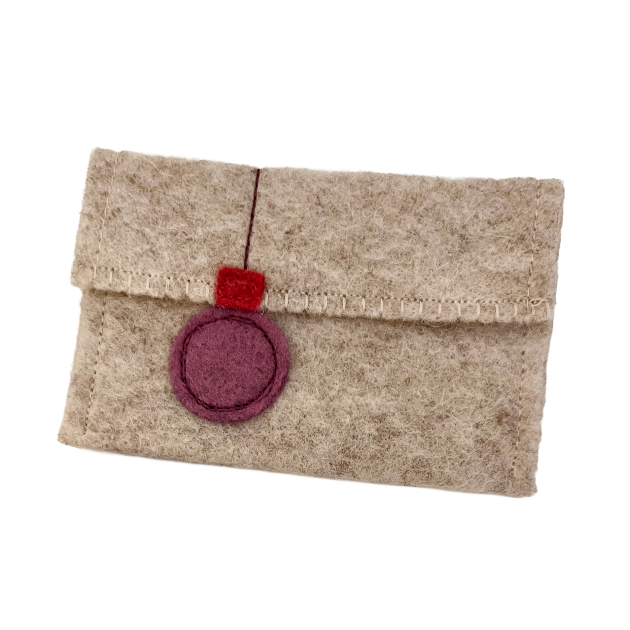 Holiday Wool Felt Gift Card Holders