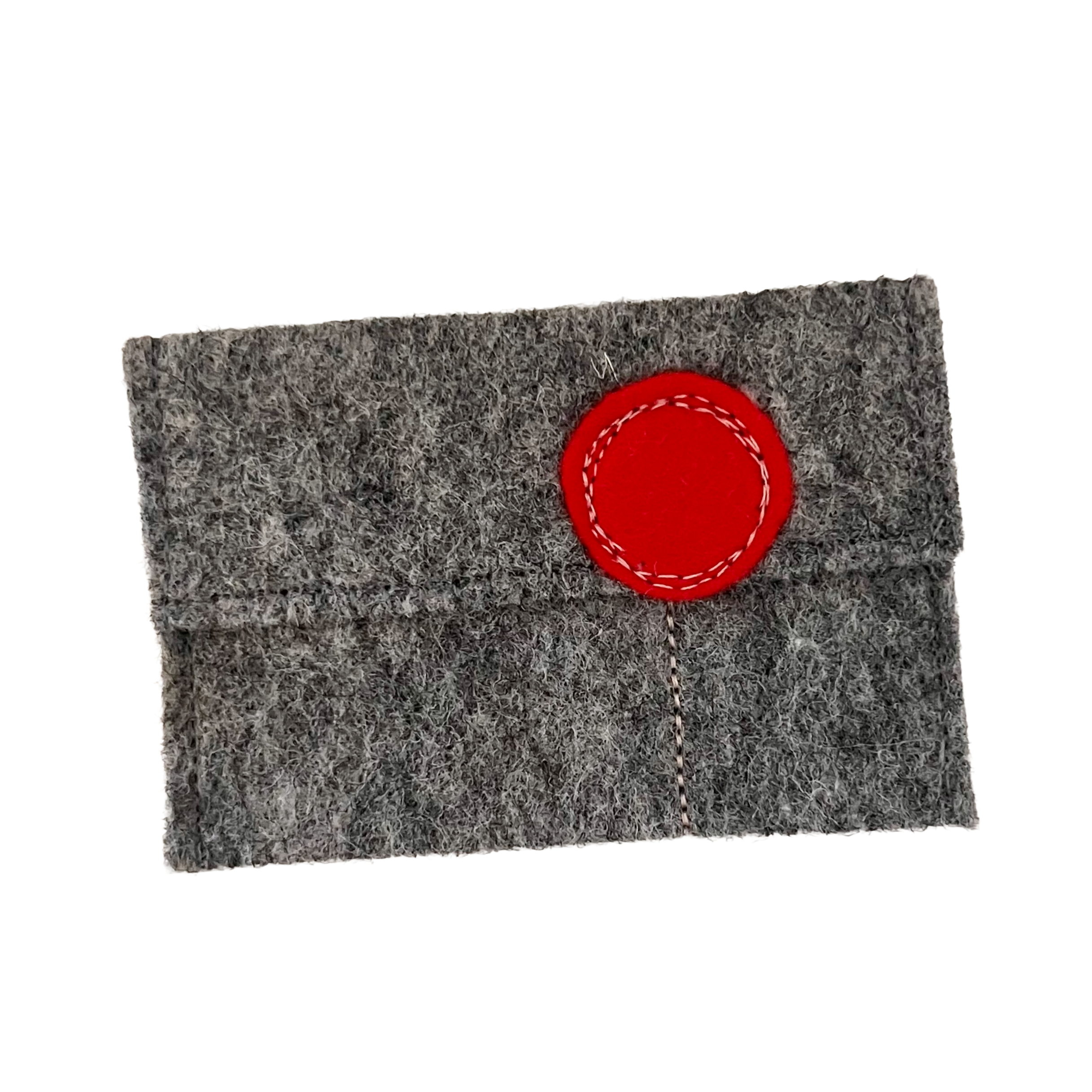 Heather Gray Wool Felt Gift Card Holders